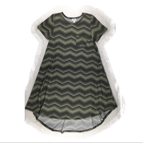 LuLaRoe Geometric Print ‘Carly’ Dress - Picture 4 of 7